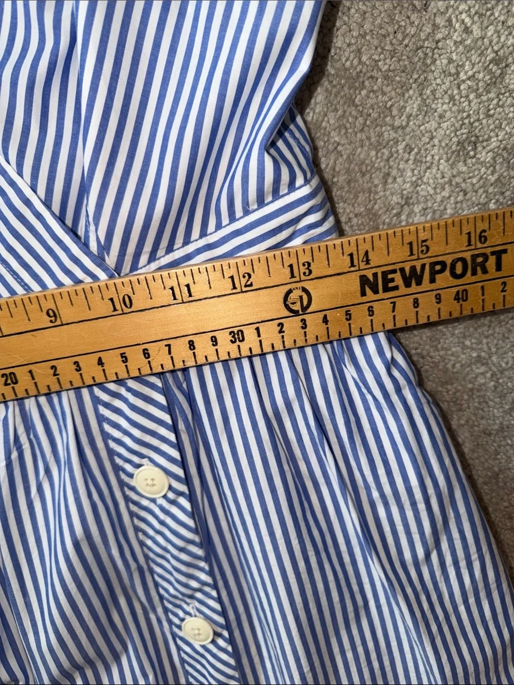 J. Crew Sleeveless Striped Poplin Midi Dress Size 4